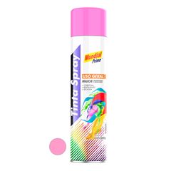Tinta Spray Uso Geral 400ml Rosa Brilhante MUNDIAL PRIME/ REF. AE01000075