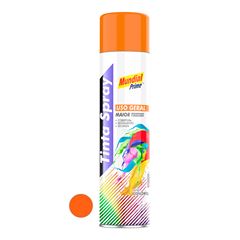 Tinta Spray Uso Geral 400ml Laranja Brilhante MUNDIAL PRIME/ REF. AE01000071