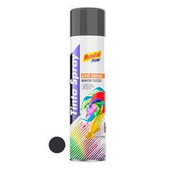 Tinta Spray Uso Geral 400ml Cinza Prime MUNDIAL PRIME/ REF. AE01000074