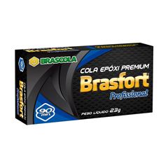 Adesivo Epóxi Brasfort Profissional 90 minutos 23g BRASCOLA / REF. 3290010