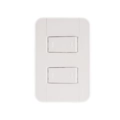 Interruptor 4x2 Paralelo Duplo 10A Tablet Branco TRAMONTINA / REF. 57145/041