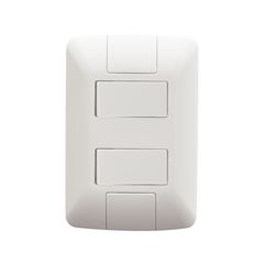Interruptor 4x2 Paralelo Duplo 6A Aria Branco TRAMONTINA / REF. 57241/041