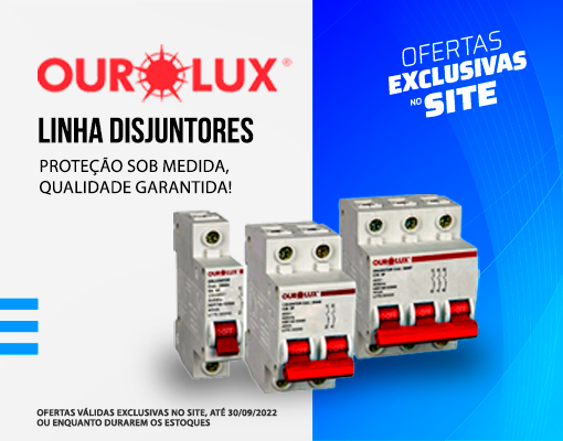 #Linha Disjuntores - Ourolux