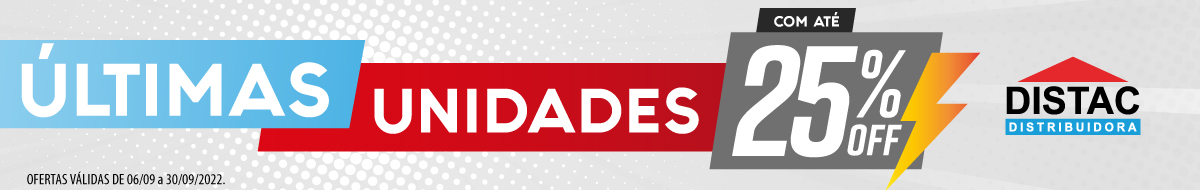 #Últimas unidades com 25% de descontos